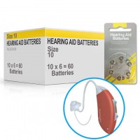 Hearing Aid Batteries for SMART® Hearing Aid - Size 10 (60 pcs)